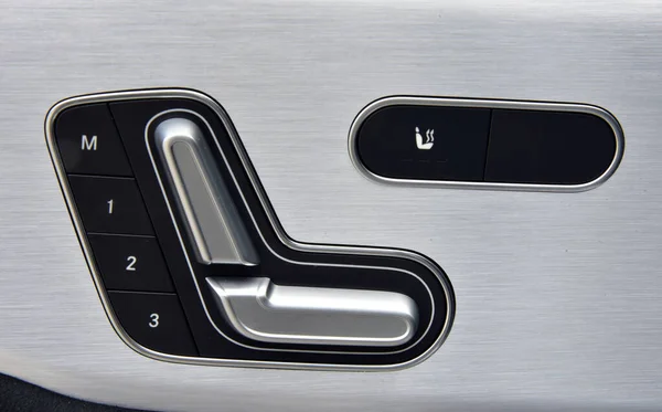 Buttons Adjusting Seat Position — Stock Photo, Image