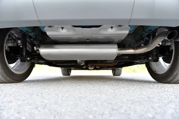 Exhaust Pipe Muffler Car — Stock Photo, Image