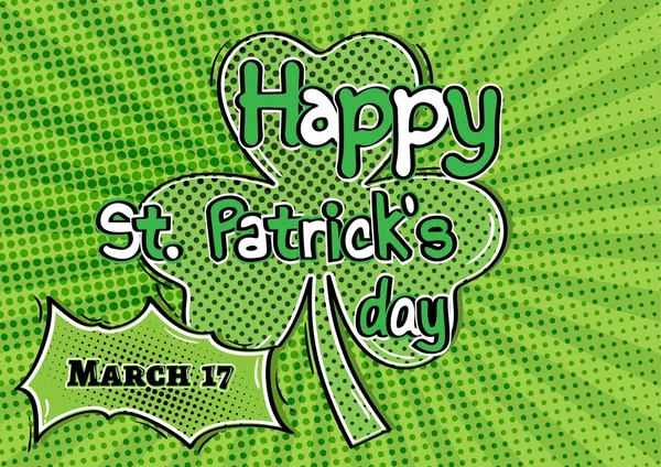 St. Patricks Day poster — Stock Vector