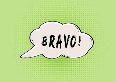 Komik kabarcık bravo