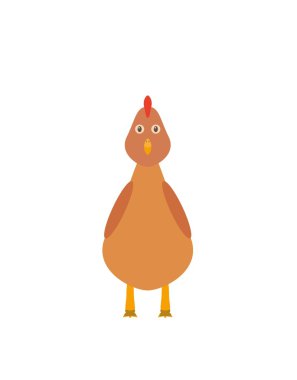Komik tavuk (tavuk) karakter