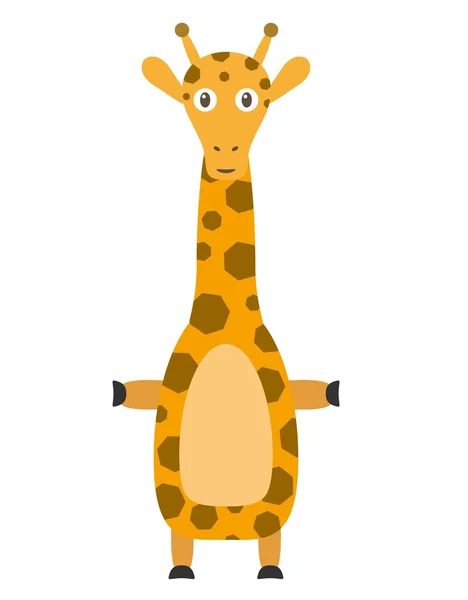 Funny giraff karaktär — Stock vektor