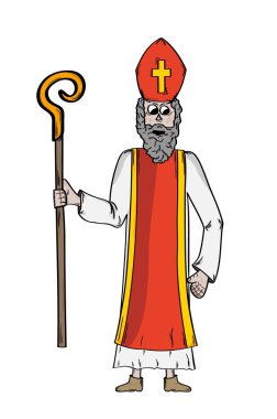 Saint Nicholas bishop'ın giyim