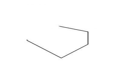 Çizgiler animasyon çiziyor. Boş karton kutuyu açtım. Beyaz arkaplan.