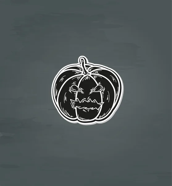 Citrouille d'Halloween — Image vectorielle