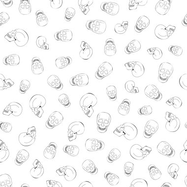 Kafatasları ile kusursuz desen