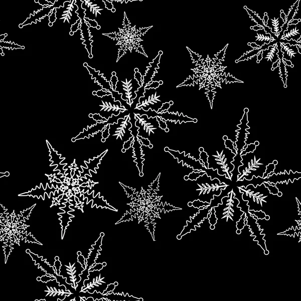 Jul design, sömlösa mönster — Stock vektor