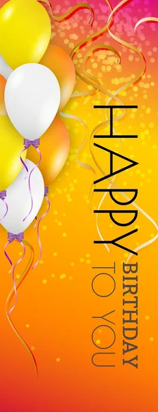 Happy birthday background — Stock Vector