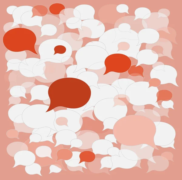 Background speech bubbles — Stock Vector