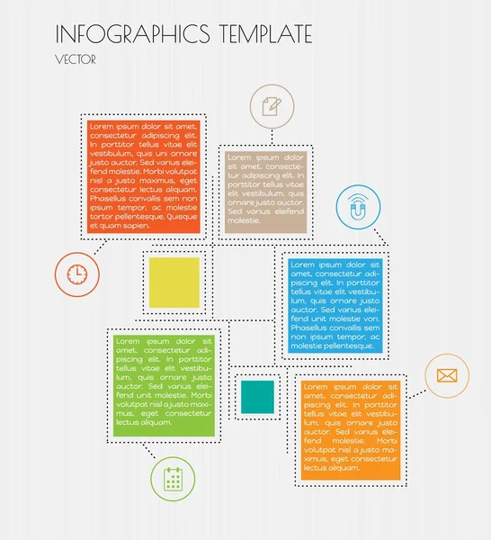 Infografik-Vorlage — Stockvektor