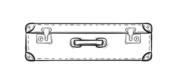 Эскиз чемодана — стоковый вектор