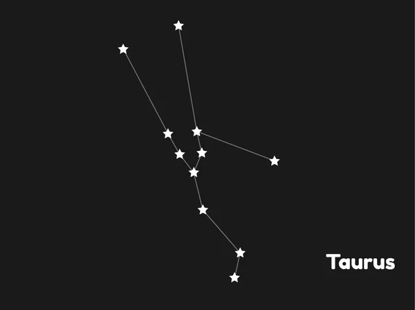Constelación Tauro — Vector de stock