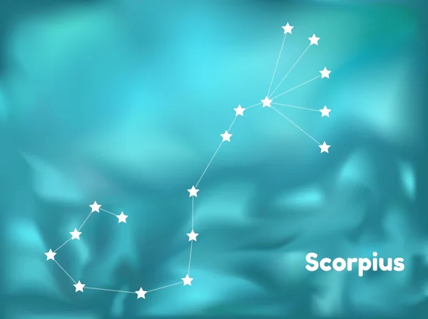 Sternbild Skorpion — Stockvektor