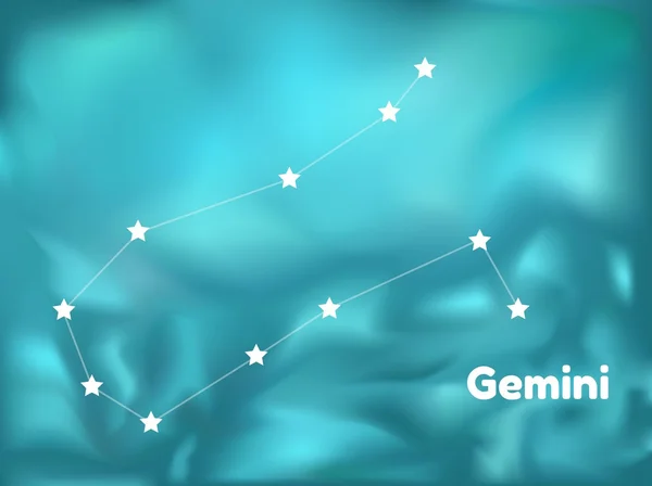 Sternbild Gemini — Stockvektor