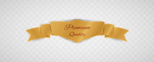 Gold quality label — Stock Vector