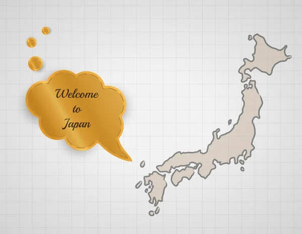 Witamy w Japonii — Wektor stockowy