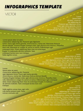 Infographic şablonu