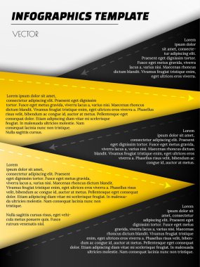 Infographic şablonu