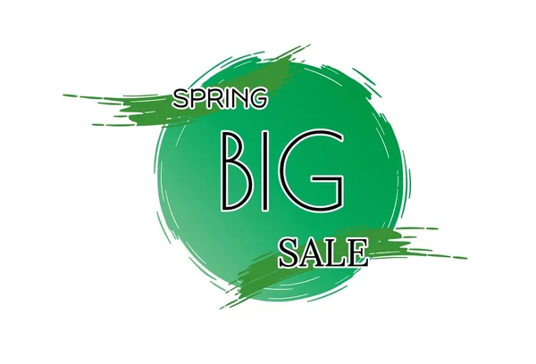 Spring sale vector background — Stock Vector