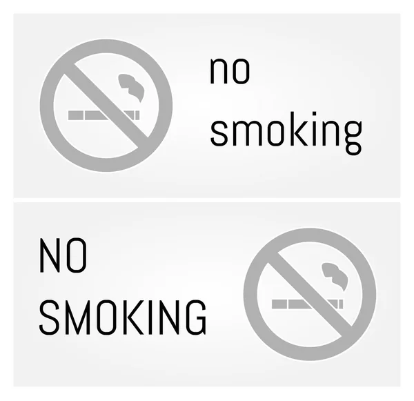 Zákaz kouření — Stockový vektor