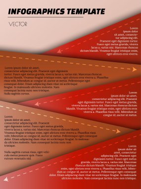 Infographic şablonu