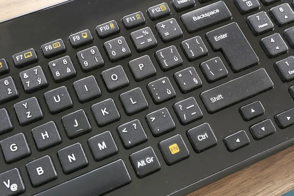 Black keyboard — Stock Photo, Image