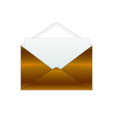 Bronz zarf ve kağıt