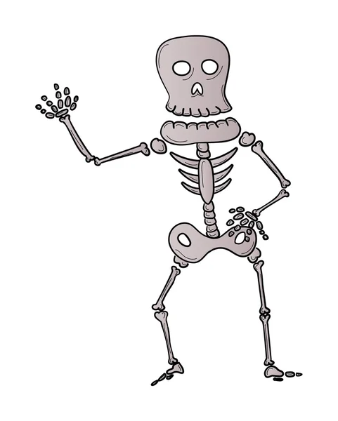 Schets van het skelet — Stockvector