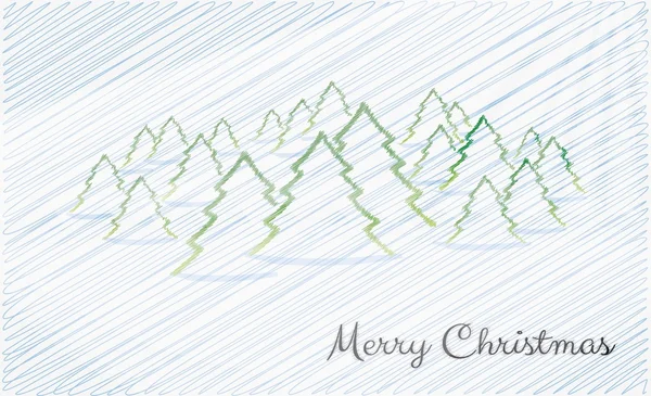 Card, merry christmas — Stock Vector