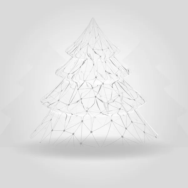 Абстрактная рождественская ёлка — стоковый вектор