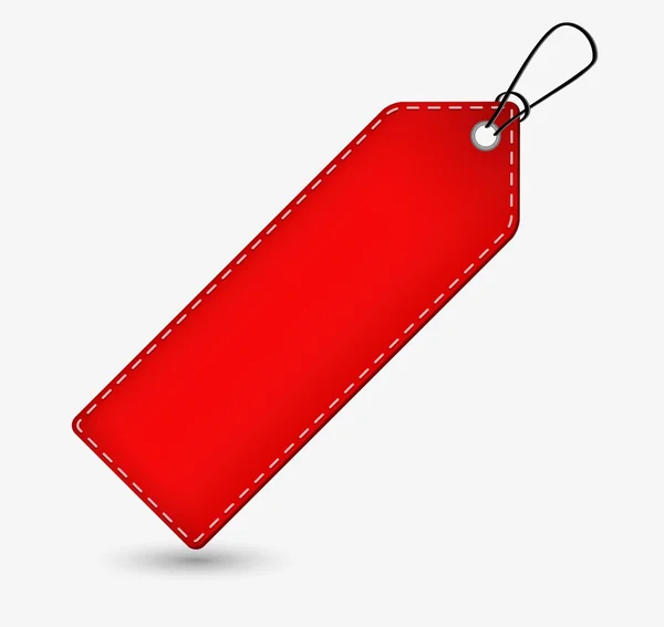 Rotes Preisschild — Stockvektor