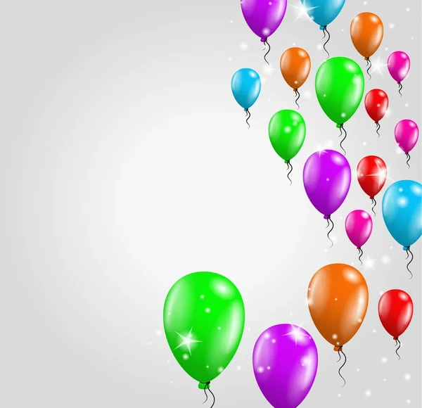 Renk balonlar — Stok Vektör