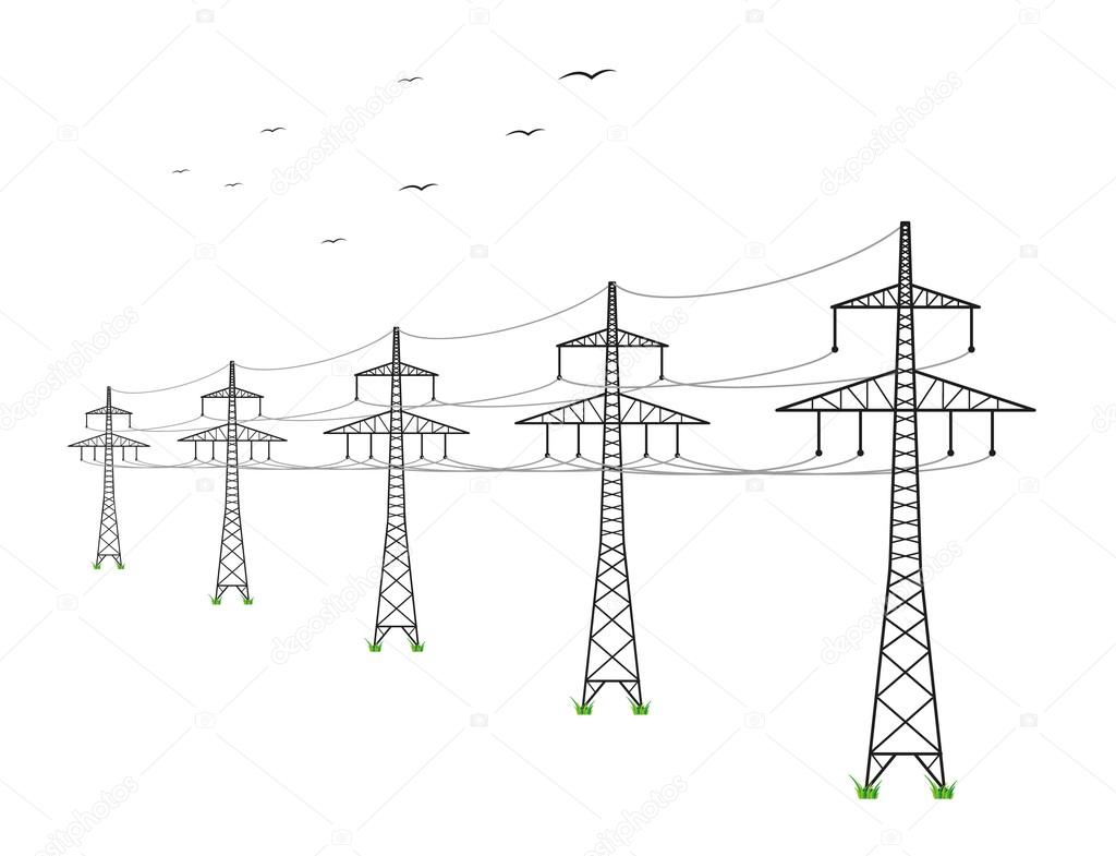 電柱ストックベクター ロイヤリティフリー電柱イラスト Depositphotos