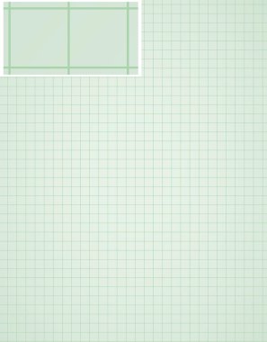 Yeşil grafik kağıdı