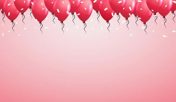 Balonlar üst — Stok Vektör