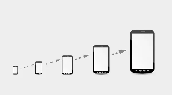 Smartphone nebo tablet — Stockový vektor
