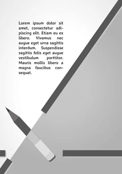 Stift-Symbol dunkle Infografik — Stockvektor