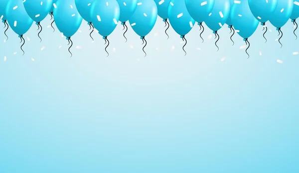 Ballonger på toppen — Stock vektor