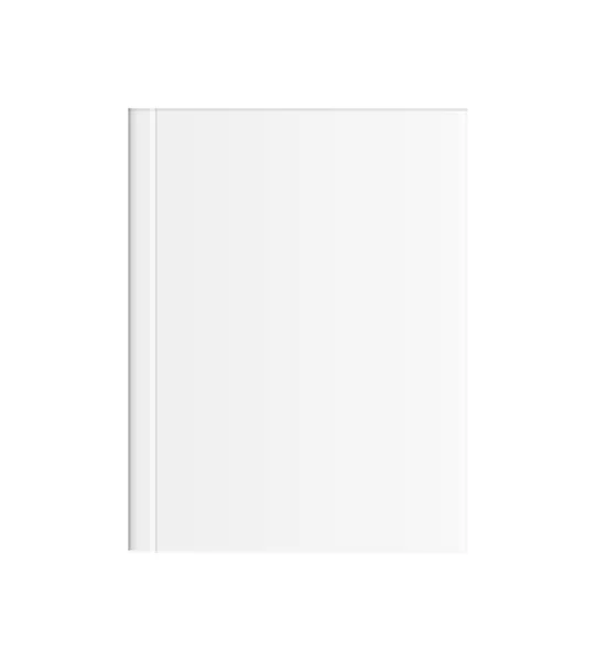 Libro blanco en blanco — Vector de stock