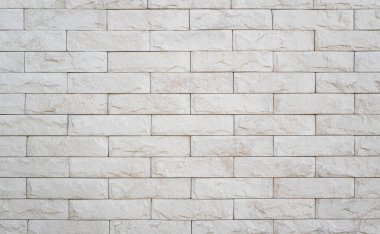 Beyaz tuğla bir duvara yakın çekim