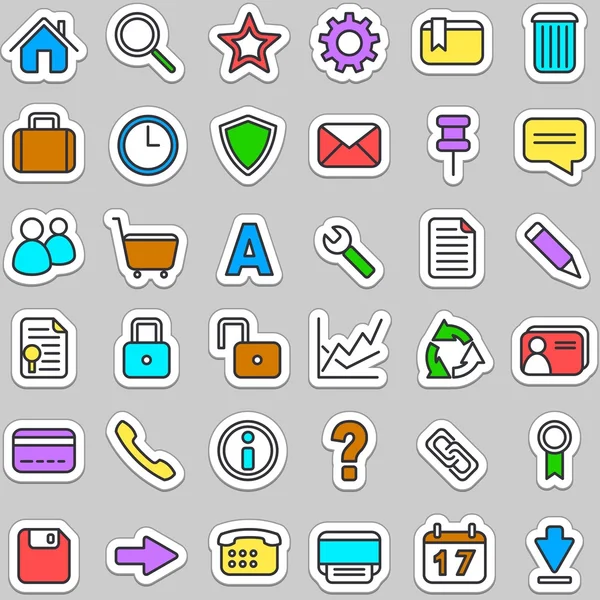 Web Icons set — Stok Vektör