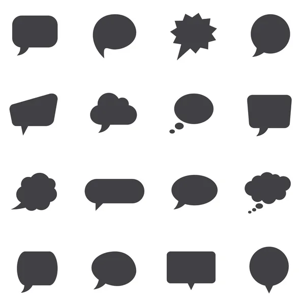 Speech bubbles — Stock Vector