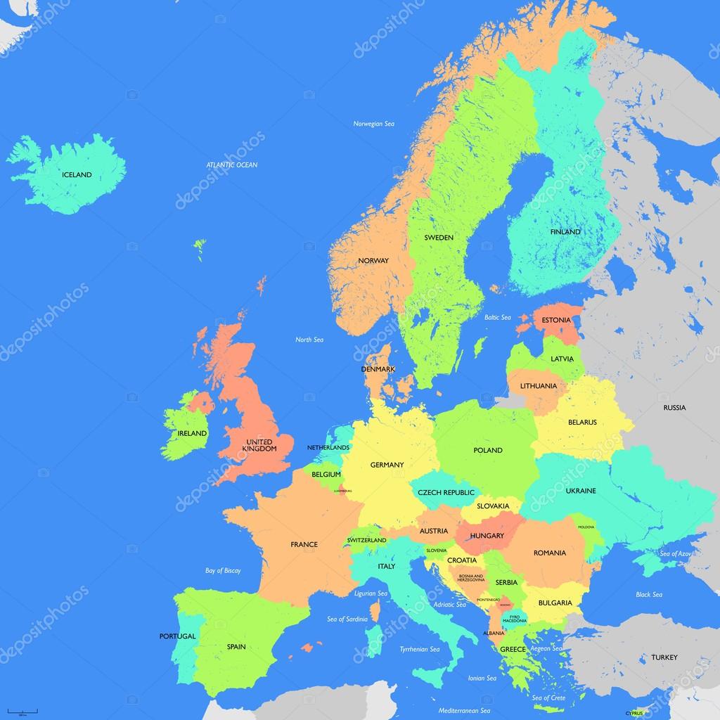 letölthető európa térkép Részletes Európa Térkép — Stock Vektor © lynx_v #68313169 letölthető európa térkép