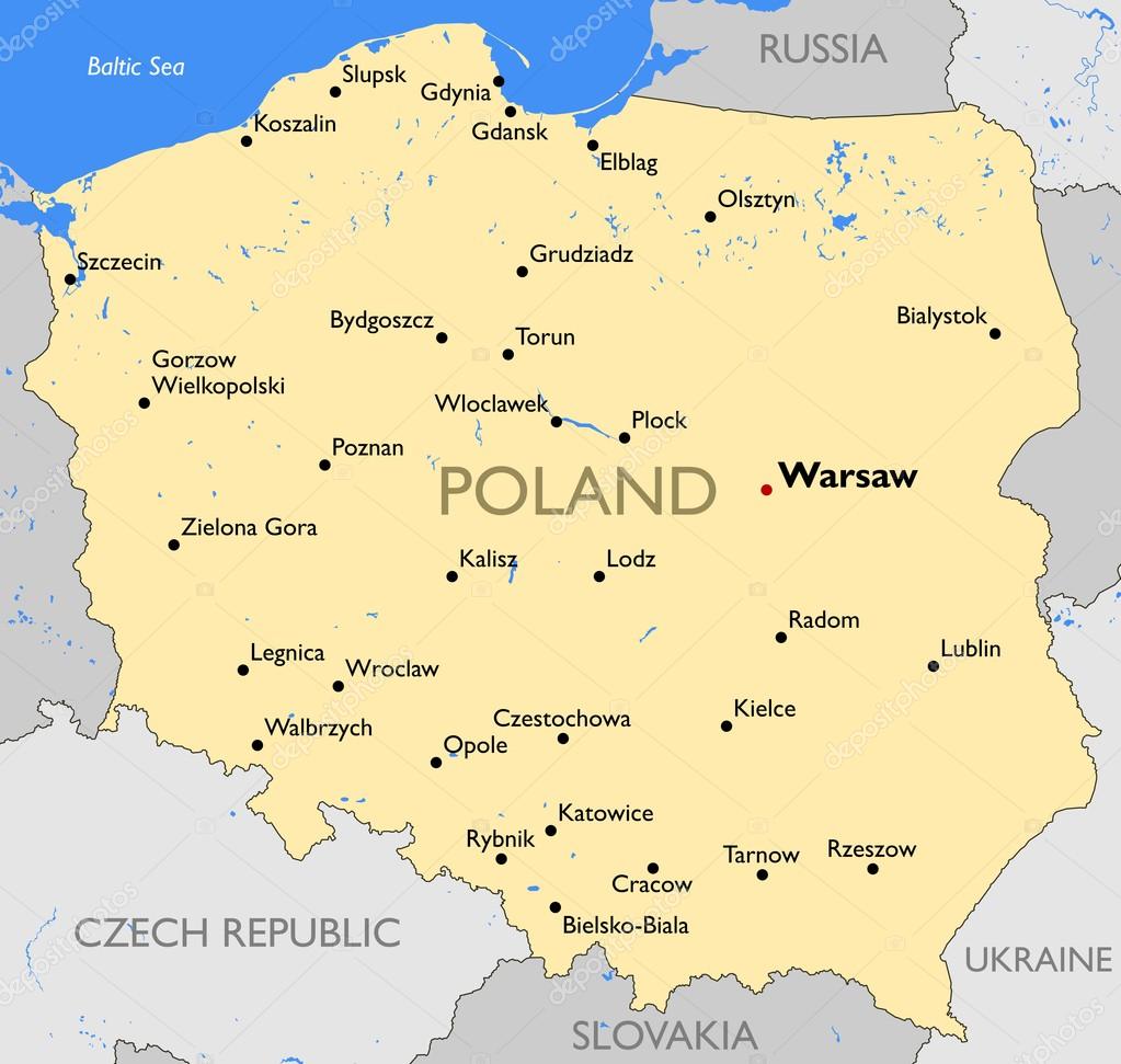 Polen Karta | Karta