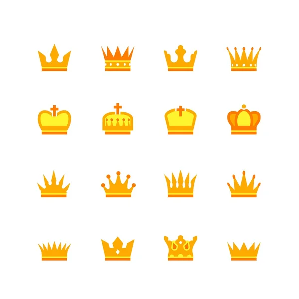 Колір корони іконки — стоковий вектор