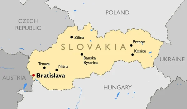 Slovakya Haritası