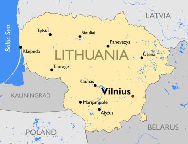 Litvanya Haritası