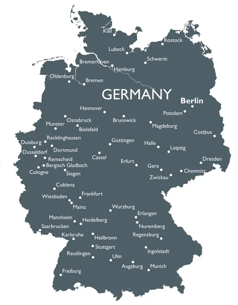 Almanya Haritası vektör