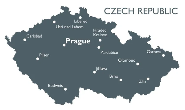 Tsjechie Kaart Vectors Rechtenvrije Vectorafbeeldingen Van Tsjechie Kaart Depositphotos