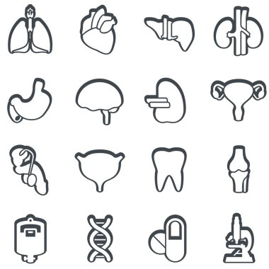organları Icon set